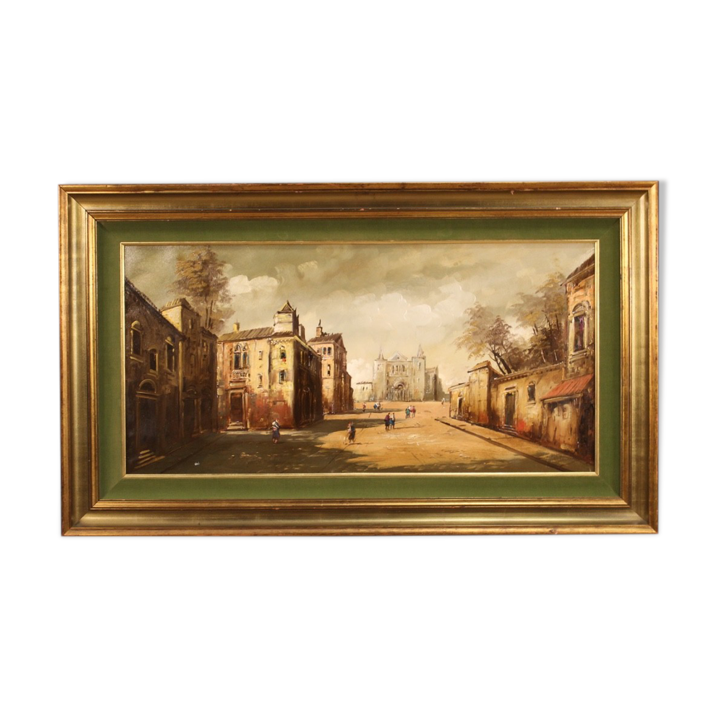 Italian landscape painting from 20th century