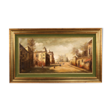 Italian landscape painting from 20th century