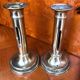 Pair of antique brass candlesticks
