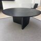 Black round table Tobi-Ishi B&B Italia design Edward Barber + Jay Osgerby