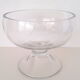 Compotier en cristal sur pied douche