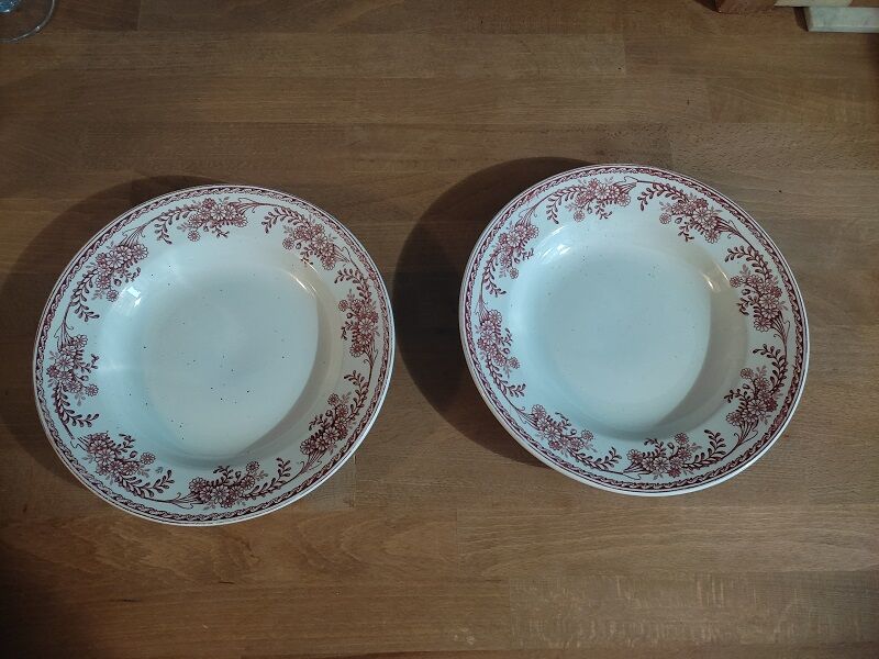 Hollow plates st amand christiane flowers