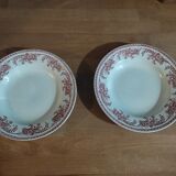 Assiettes creuses st amand christiane fleurs