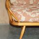 Vintage Ercol Windsor Studio 355 canapé / daybed, light wood, Mid-Century Modern design.