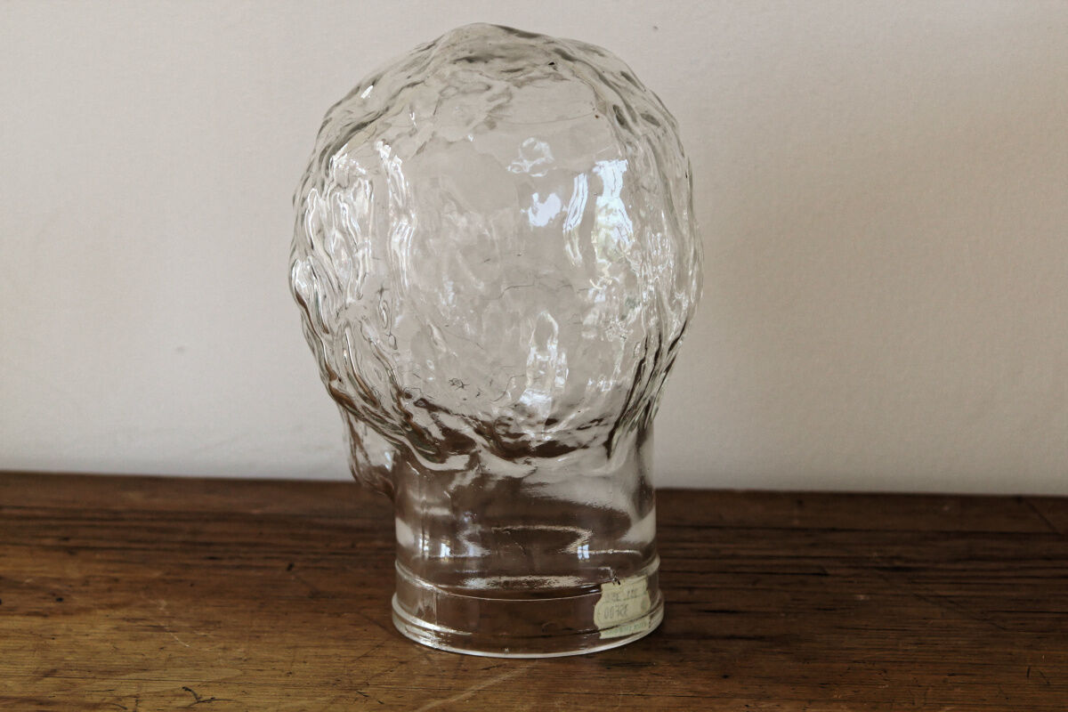 Vintage glass marotte