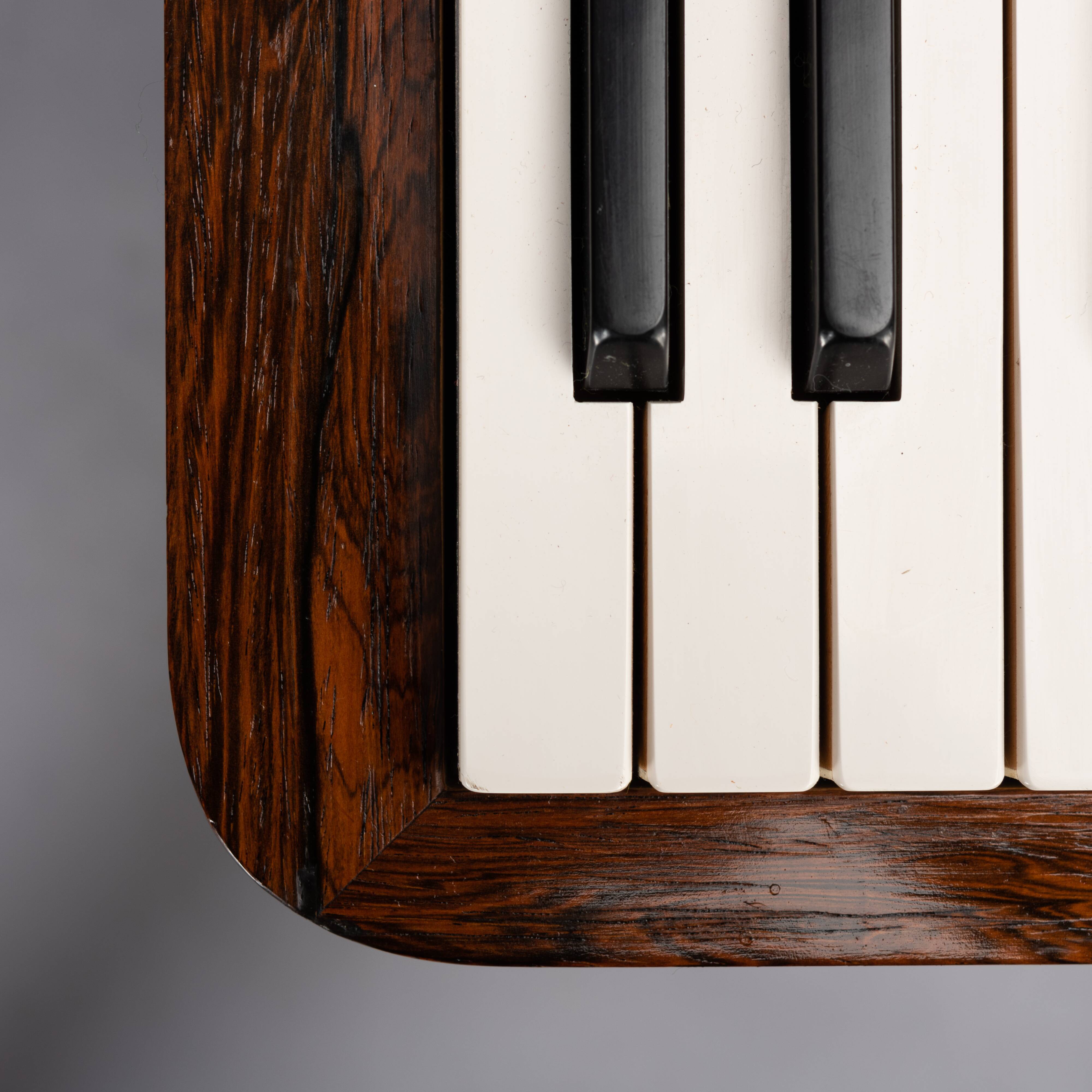 Danish midcentury pianette by Louis Zwicki in rosewood, 1950s