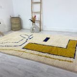 Handmade moroccan berber carpet 255 x 147 cm