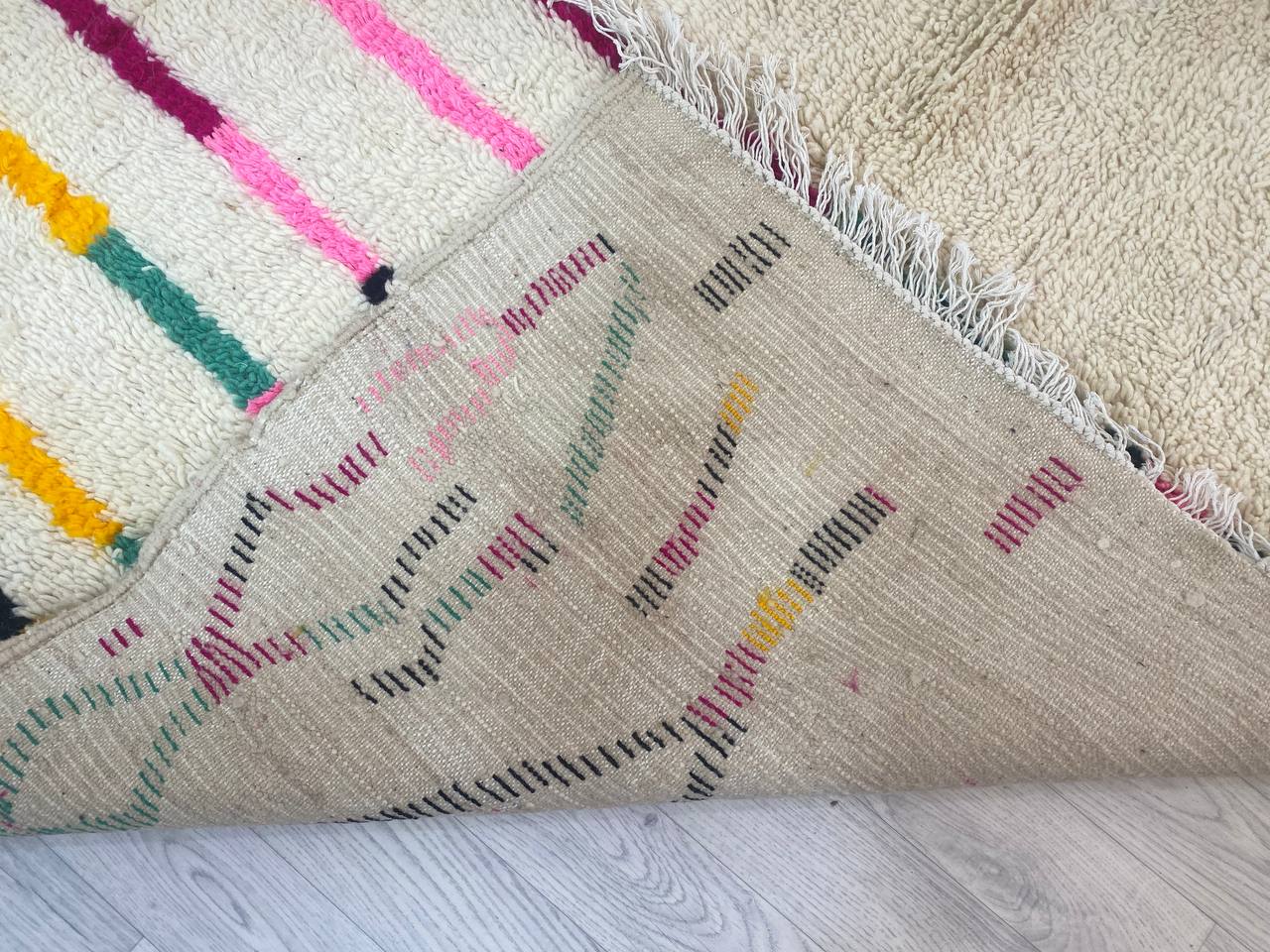 Handmade Moroccan Berber rug 288 x 190 CM