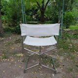 Pair of chrome armchairs, 1970