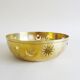 Sun, moon and stars brass bowl