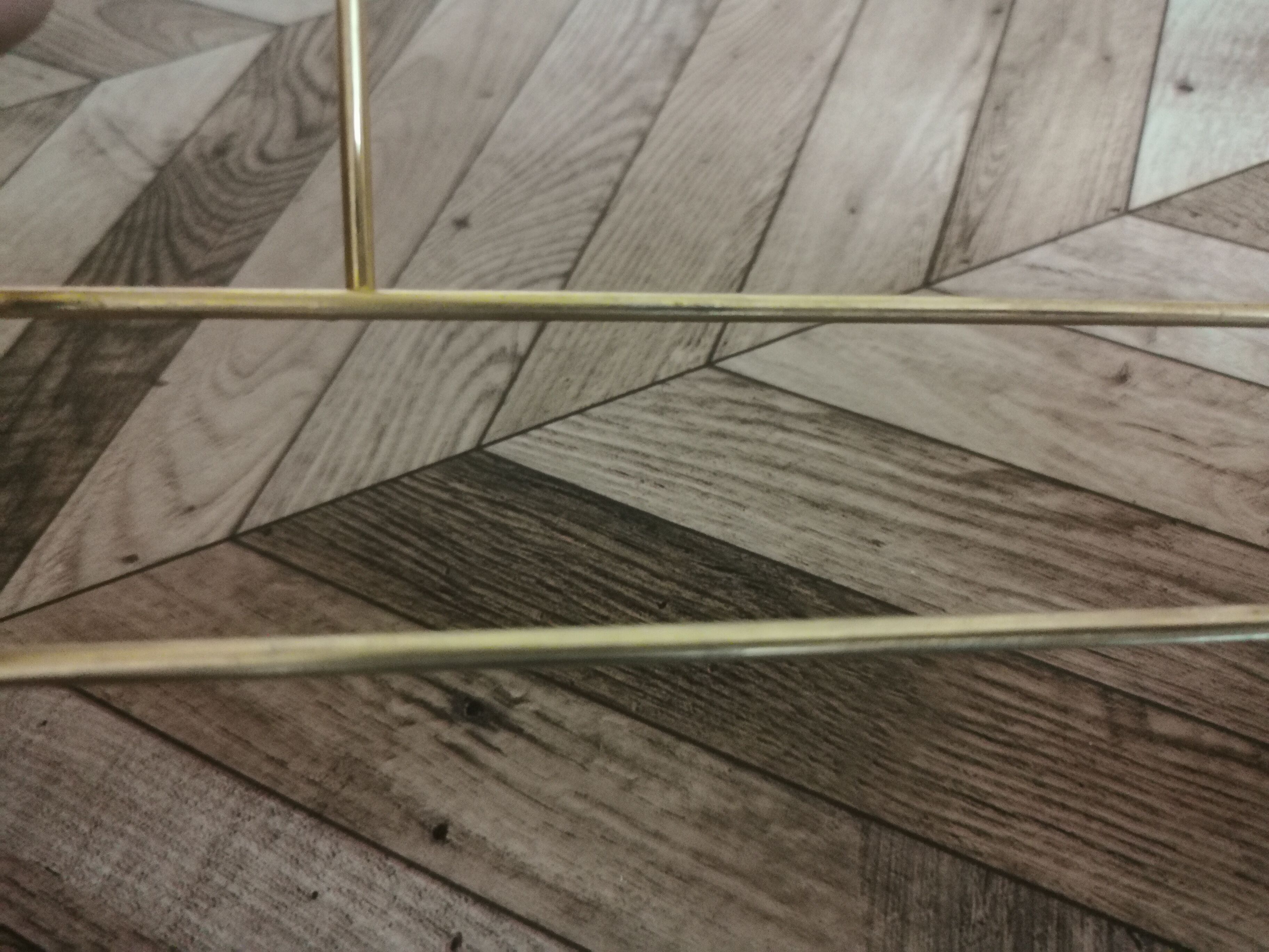 Arcoroc Emerald green and gold aperitif tray