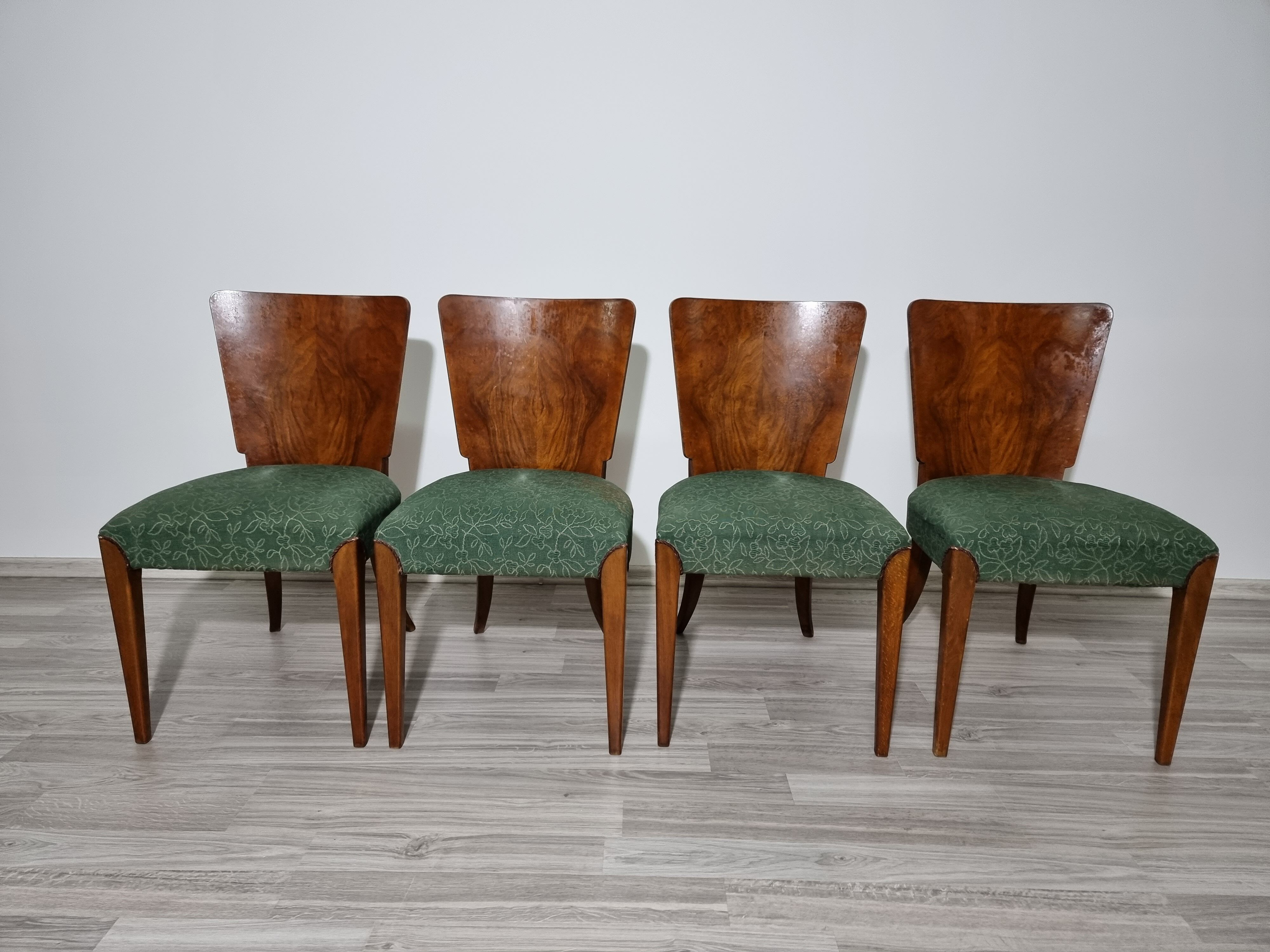 Dining chairs by Jindrich Halabala