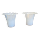 Pair of Vianne glass tealight holders