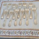 12 Ercuis cake forks
