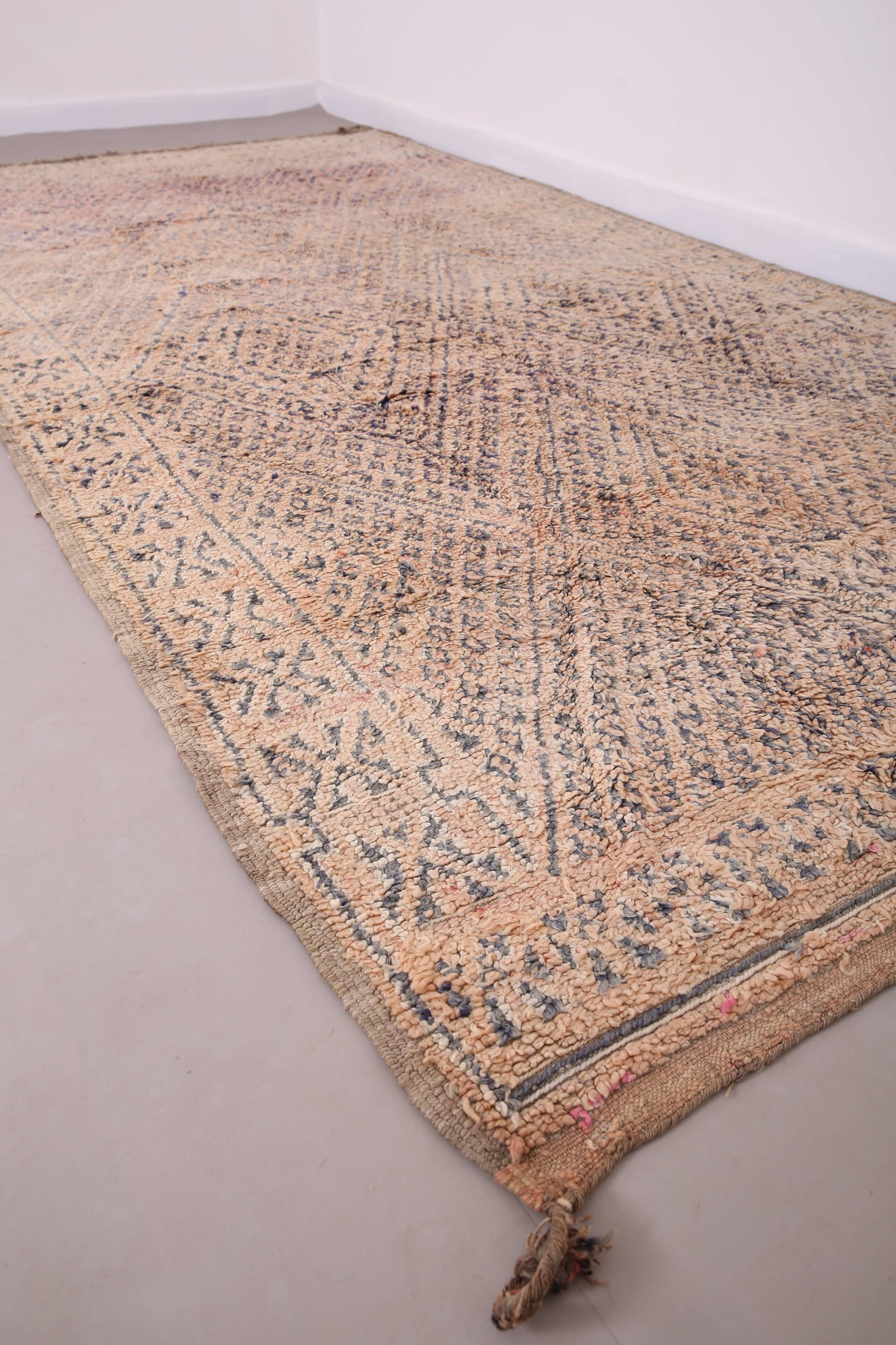 Vintage Beni Mguild Rug 196 CM X 383 CM - tapis marocain berbere - moroccan rug