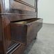 Louis Philippe period glass cabinet in flamed mahogany