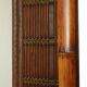 Vintage Square Bamboo and Rattan Mirror Boho 70cm