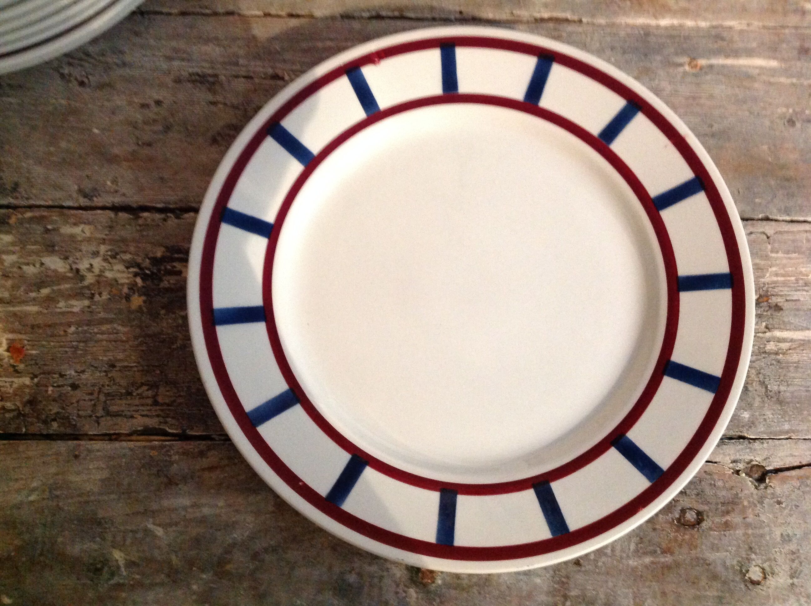 Series of 10 dessert plates