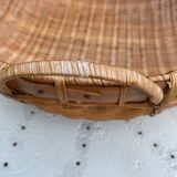 Round Basket made of Asian bamboo