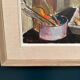 Original Swedish Oil on Canvas – “Still Life” by Harry Holmberg – Signed – Dated 1956 – Vintage & Framed – 47 × 34.5 cm (18.5" × 13.6")