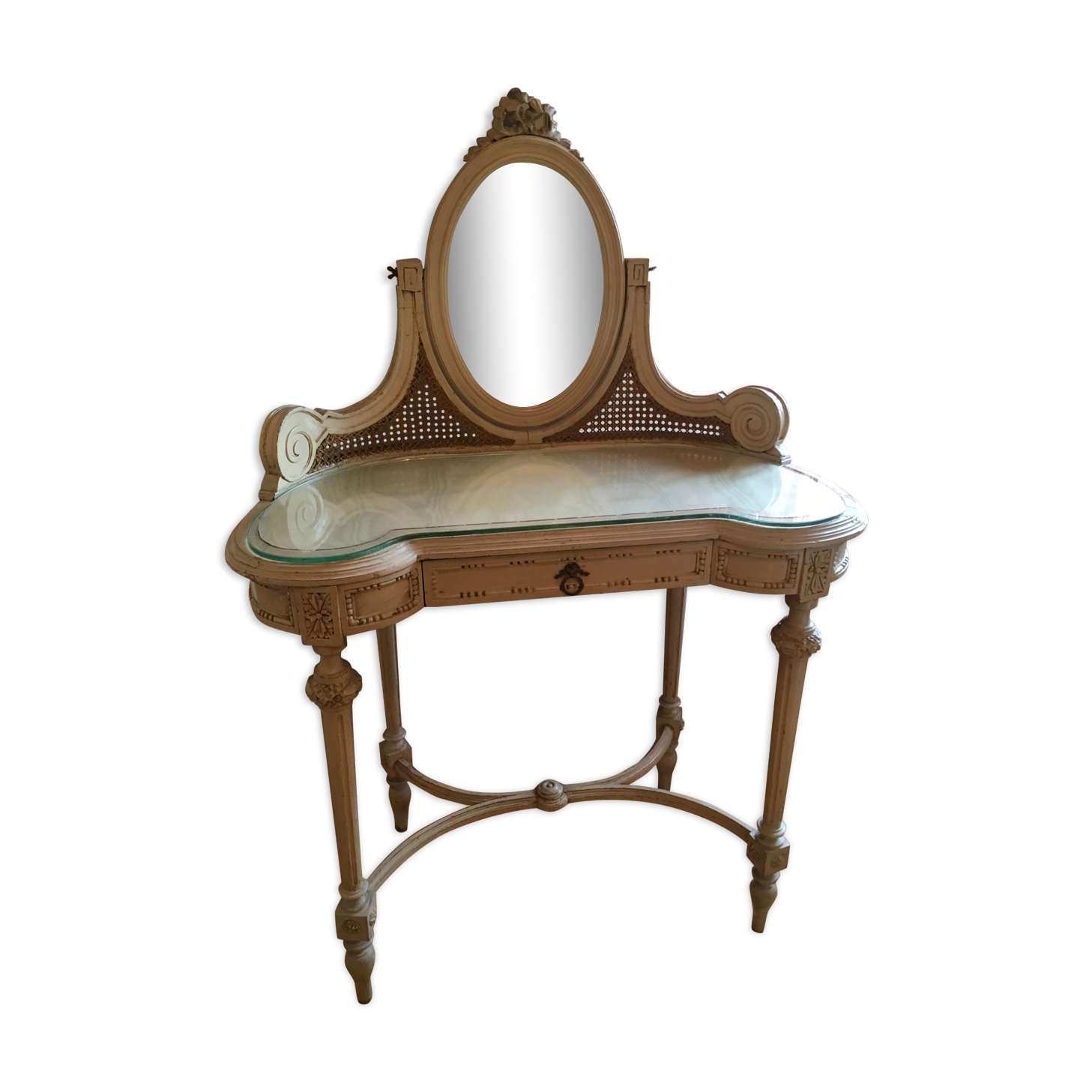 Old cream hairdresser