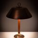 Falkenbergs Belysning Brass and Leather table lamp Sweden 1960s