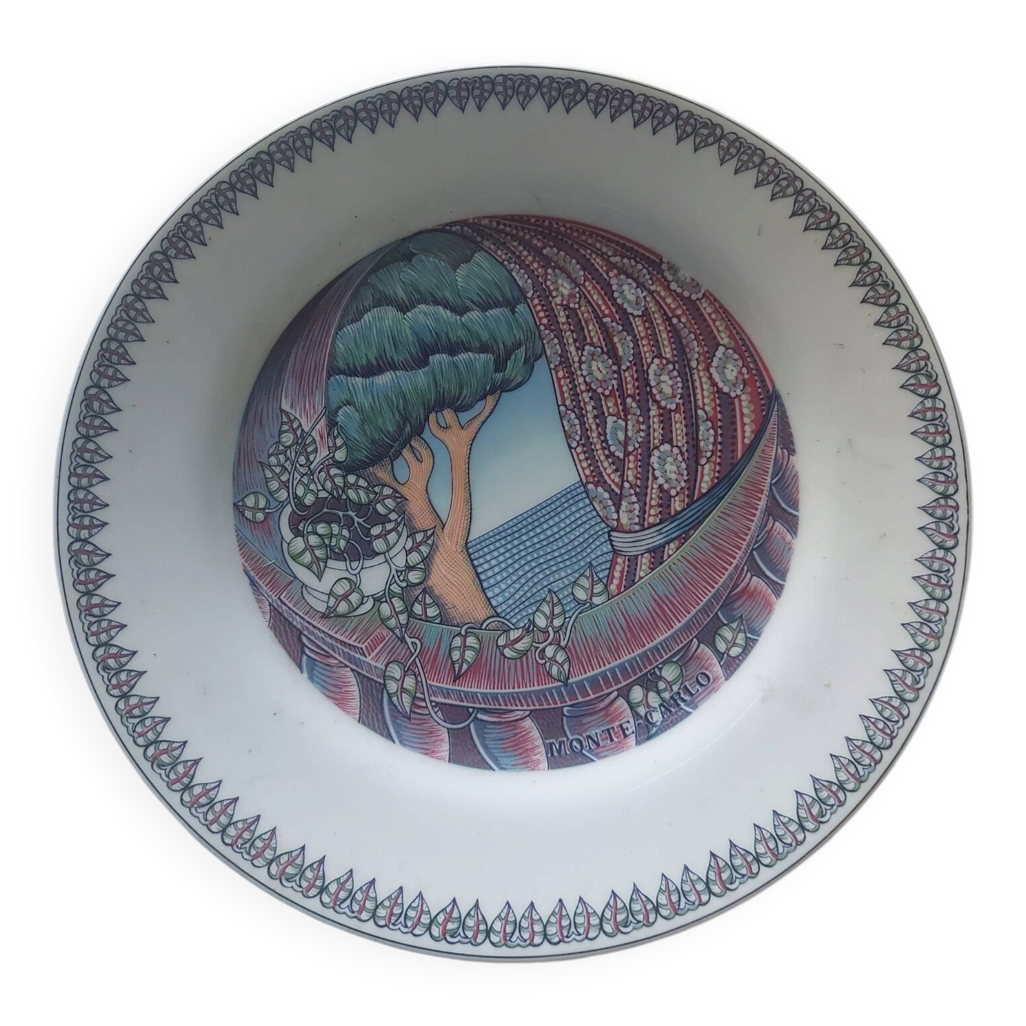 Collection plate from luxury hotel manufacturer Bauscher Weiden.