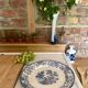 Large round antique dish