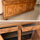 Vintage 4-door sideboard in solid wood
