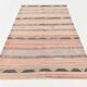 5x10 Kilim Colorful Striped Vintage Kilim Rug, 145x288Cm