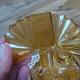 Bohemian Crystal Art Deco Toiletry Set