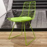 ARPER Leaf sled chair in green