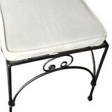 Chaise en fer forgé