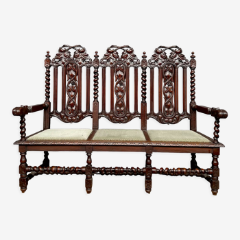 Bench in Louis XIII style