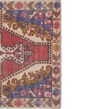 Vintage Turkish rug from Oushak, hand-woven 143 x 216 cm