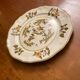 Plate décor Vieux Moustiers