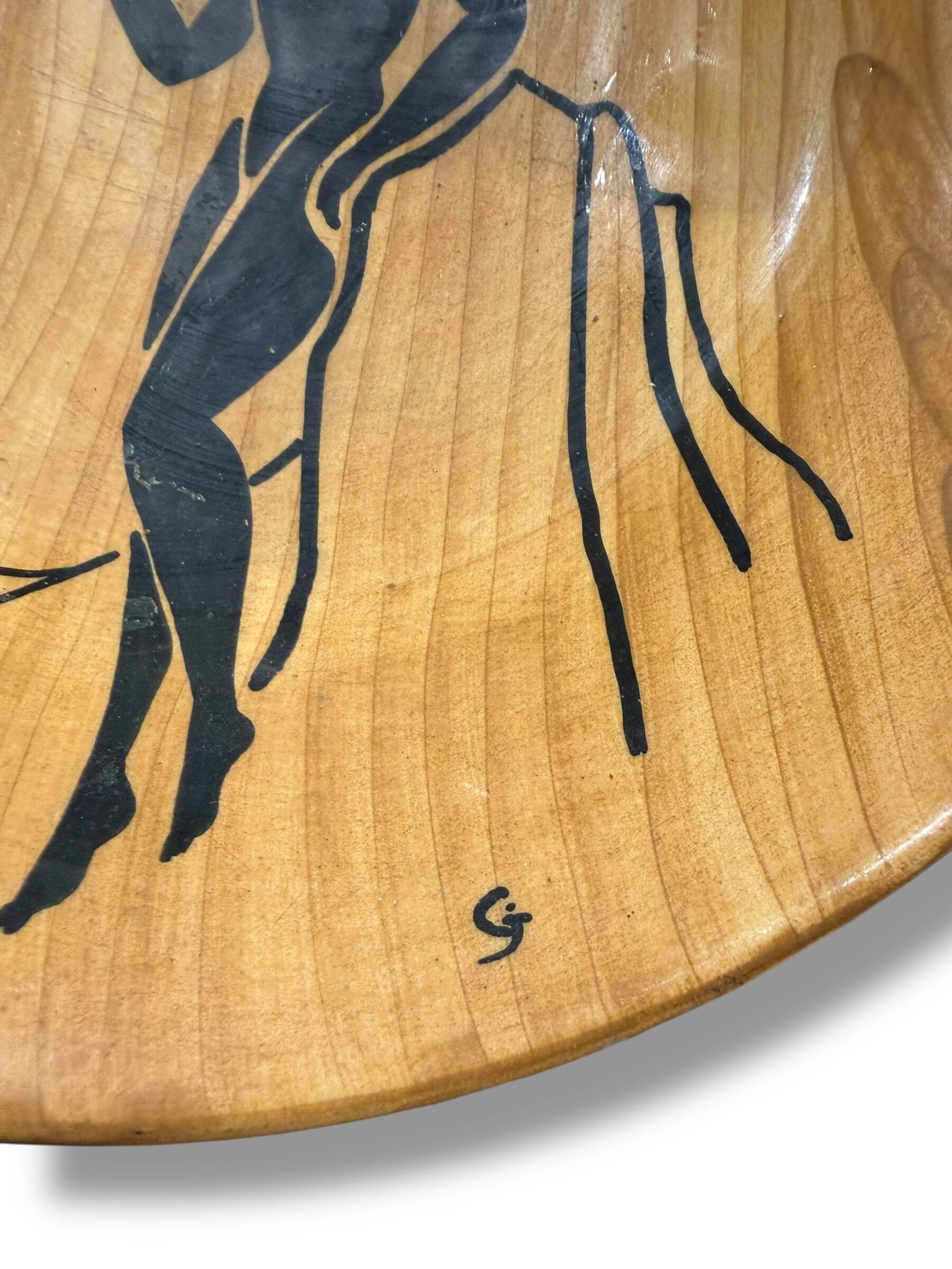 Important fruit bowl Grandjean Jourdan in Vallauris