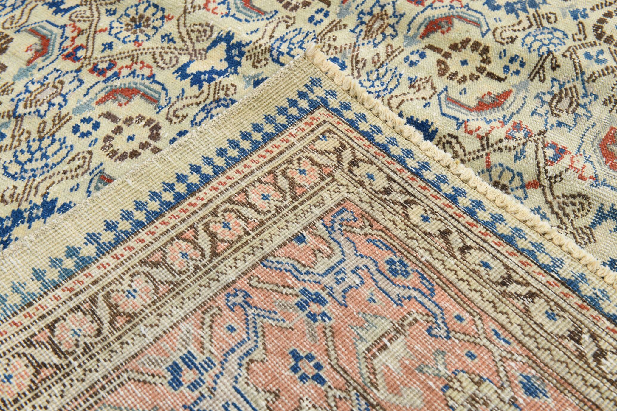 8x12 Classic Vintage Persian Rug, Warm Earth Tones Rug, 240x351 Cm