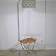 Smooth floor lamp magazine holder