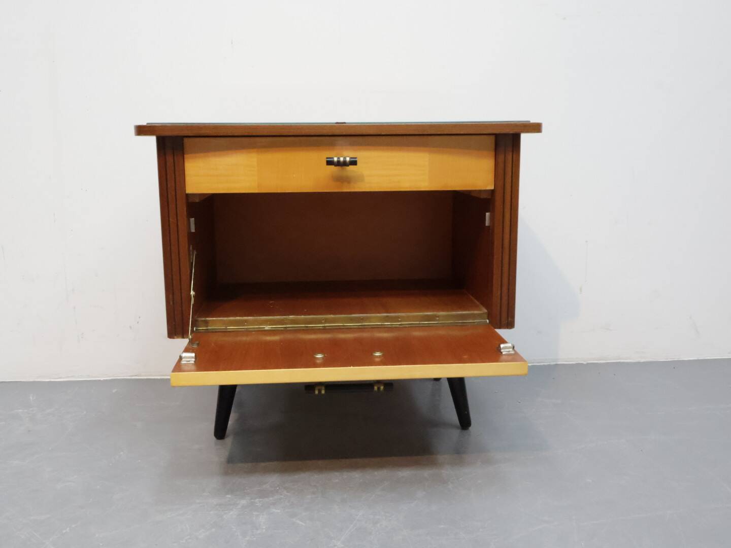 Set vintage nachtkastjes