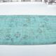 Turqouise Vintage Handknotted Runner sku 3279