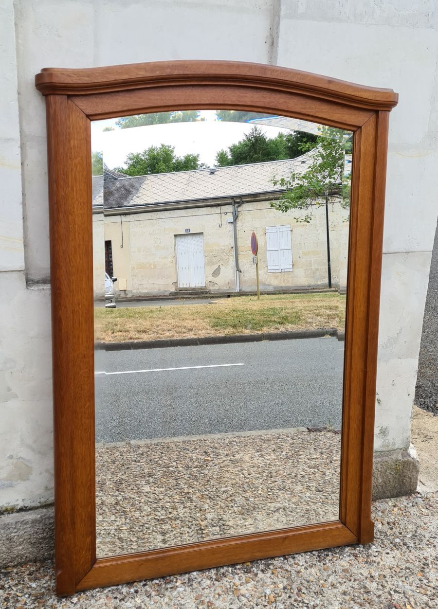 Wooden mirror