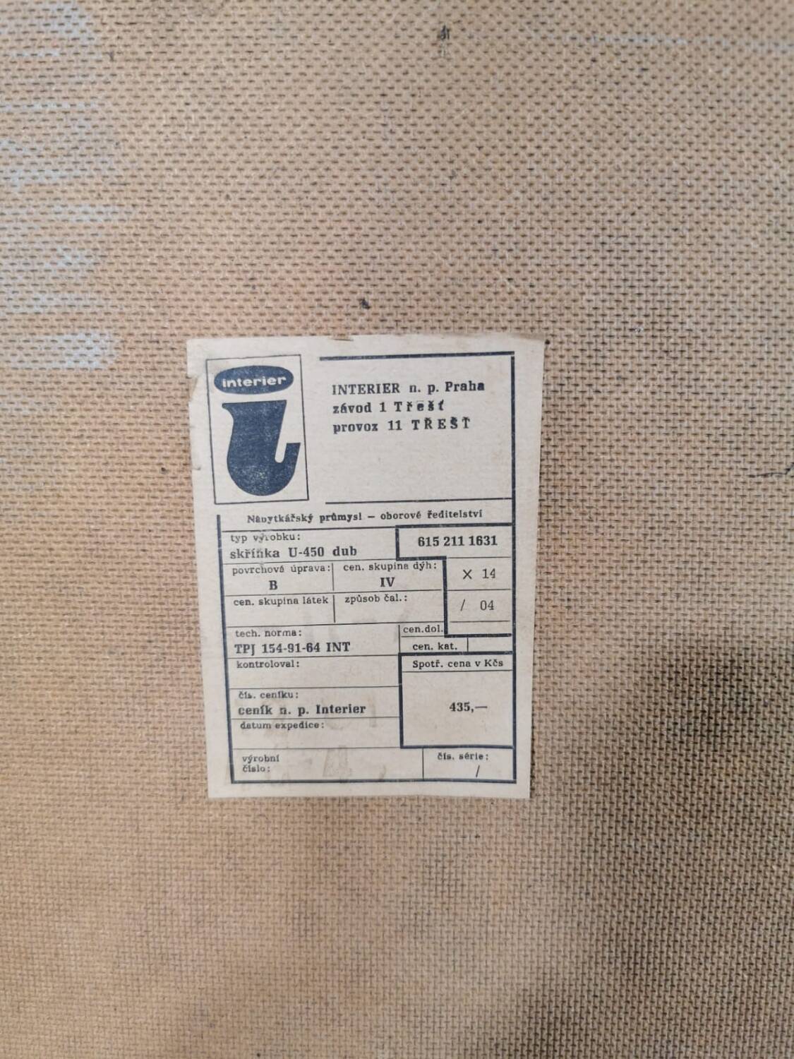 Sideboard by Jiri Jiroutek for Interior Prague, 1960s