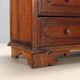 Antique baroque walnut chest of drawers with 4 drawers, 17th century.