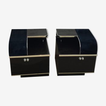 Pair of bedside tables 1970