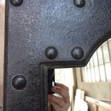Wooden mirror redesigned industrial style eiffel - 166x44cm