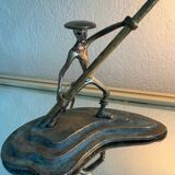 Lampe bronze Hakuli Israël années 50