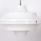 White Acrylic Ceiling Lamp Yki Nummi Style 1970s Italy