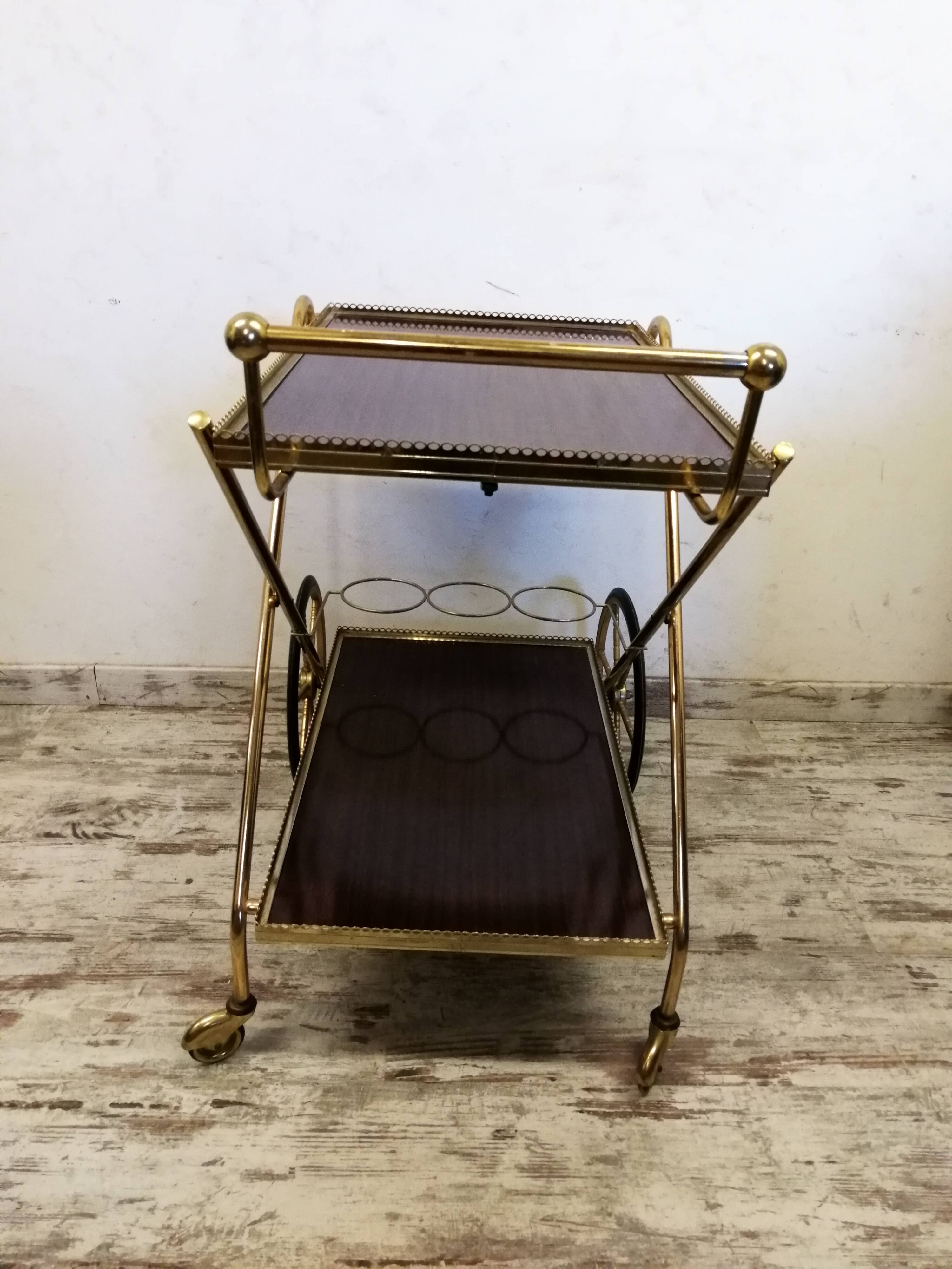 Vintage rolling trolley