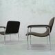 Mid-Century Easy Chairs in Tubular Steel from Thonet, 1970s, Set of 2.